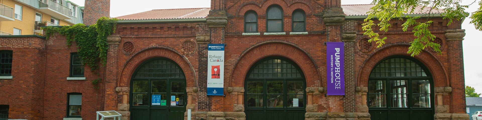 Pump House Steam Museum which includes heritage architecture