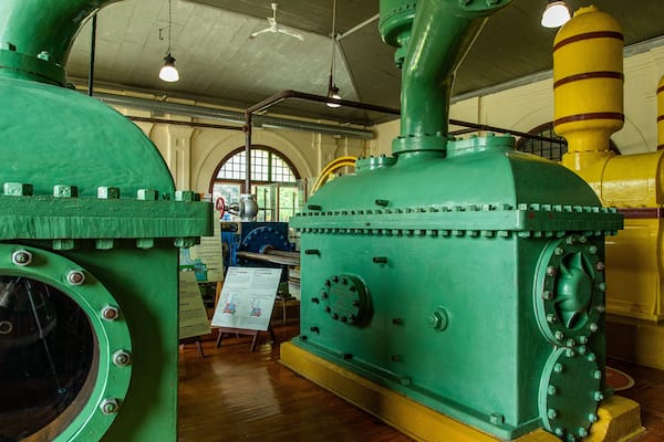 Pump House Steam Museum featuring interior views and heritage elements