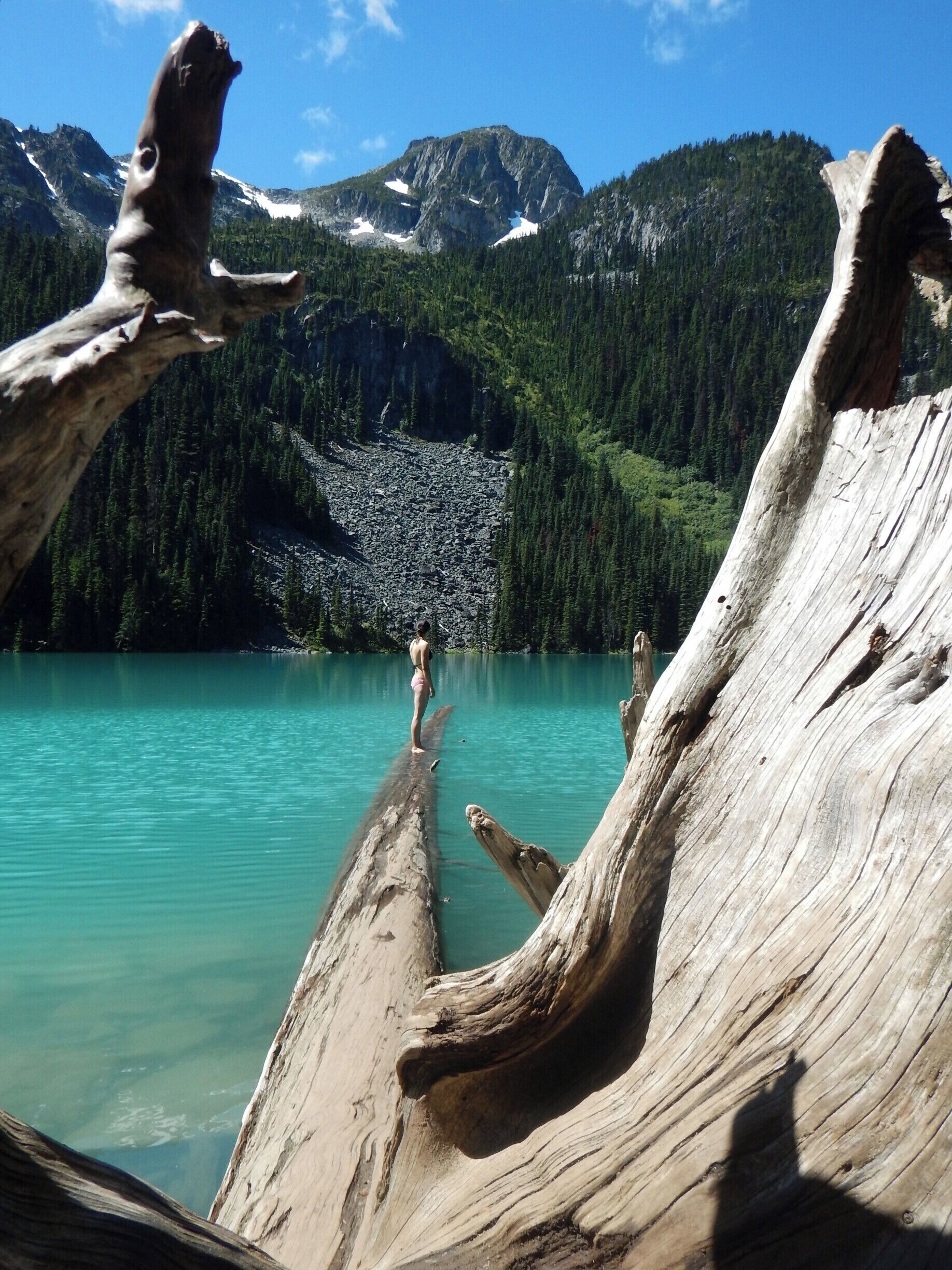 The walk to the three Joffre lakes is not too intense and yet you get some amazing alpine scenery. The color of the lakes is just stunning! If you are brave you could even jump in. https://prettypacked.wordpress.com/2016/08/10/icy-colours-on-a-hot-summer-day/
