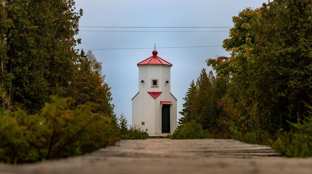 Building at the Ridges Sanctuary nature preserve in Baileys Harbor, Wisconsin