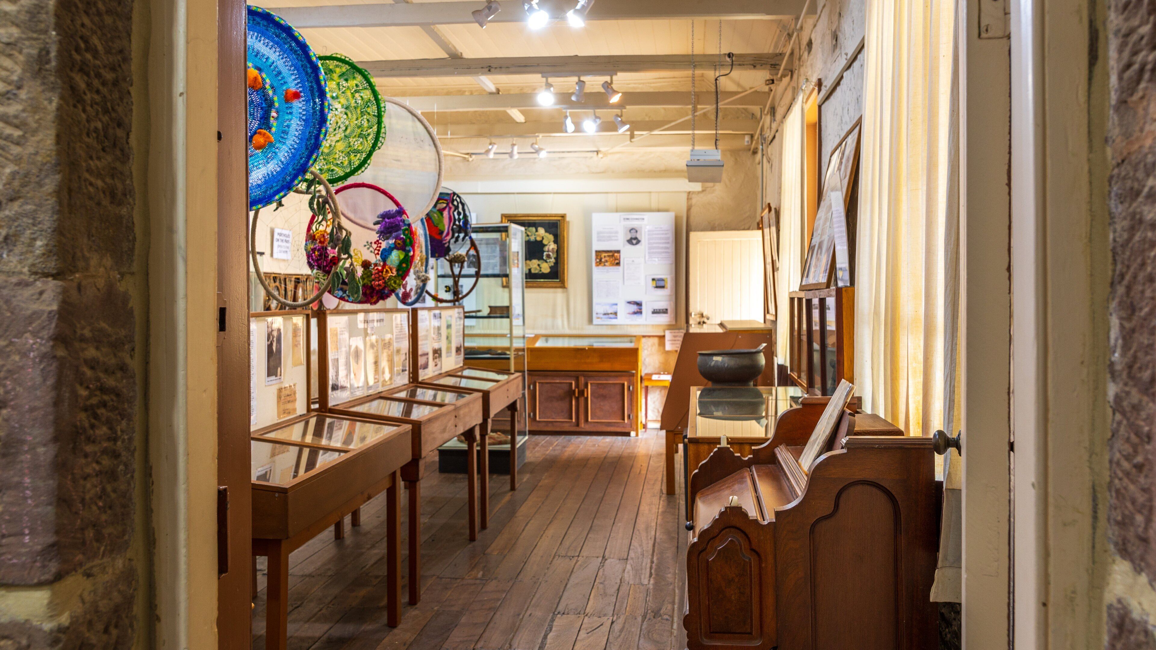 Merimbula Imlay Historical Society featuring interior views