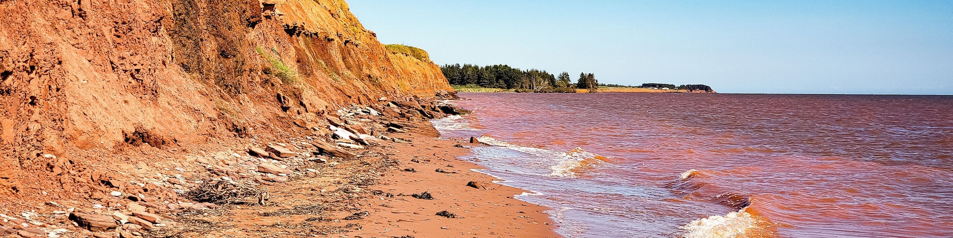 Argyle Shore Provincial Park can be found on the south side of the island and thus home to the beautiful red beaches PEI is known for. This park while small is very beautiful and the perfect spot for a picnic, swim, or just relaxing. There are stairs that lead you down to the water during low tide but be sure to get out before water levels rise. The park offers free parking, washrooms, a playground and is pet friendly.