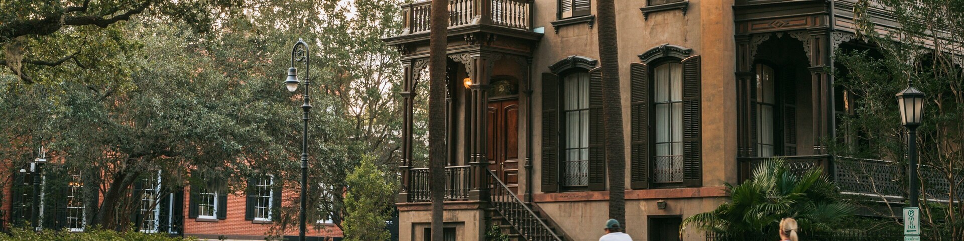 Monterey Square which includes cycling and a small town or village as well as a couple