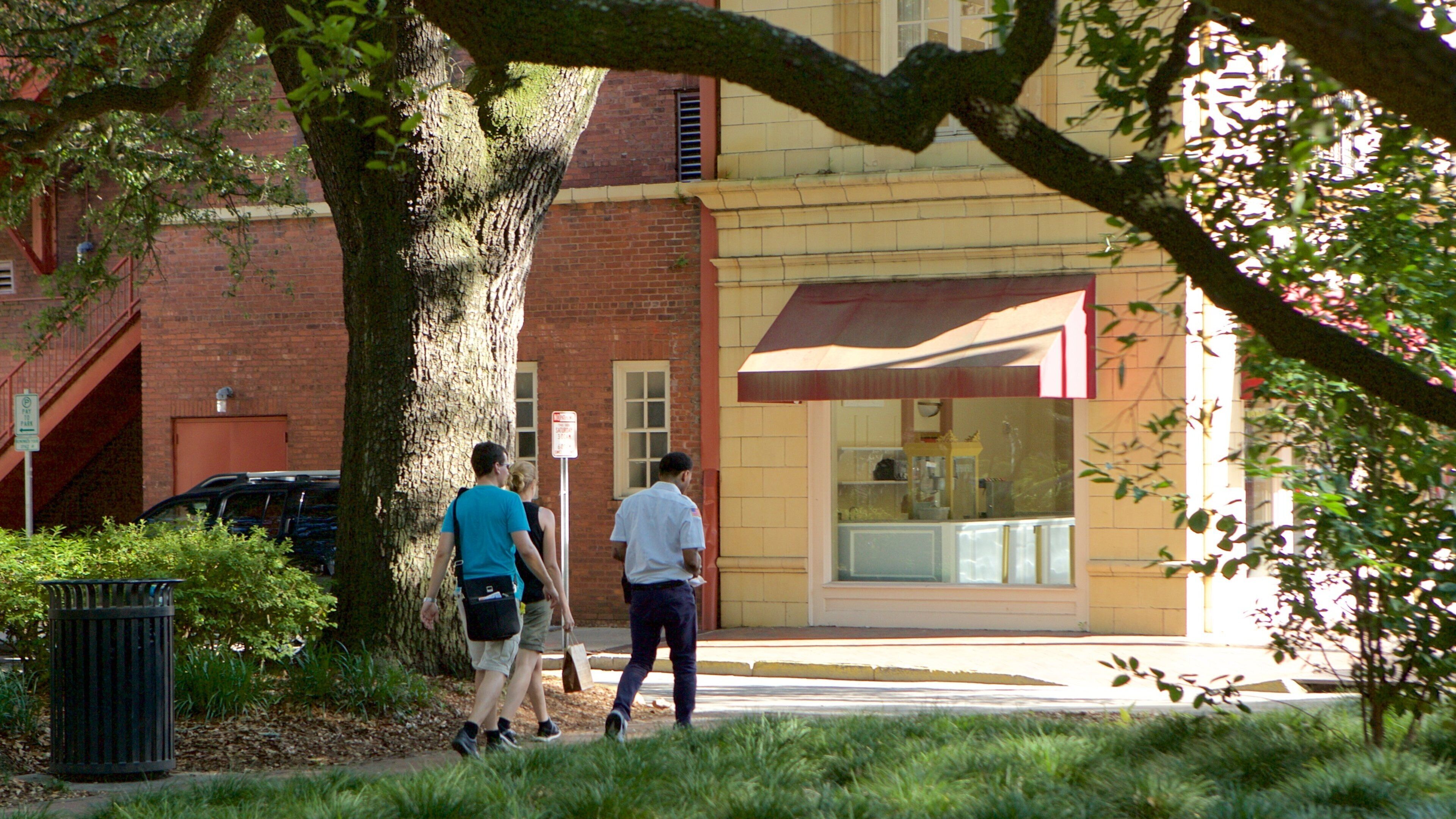 Reynolds Square as well as a small group of people