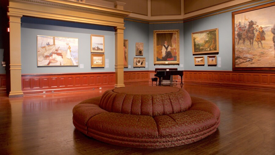 Telfair Square which includes art and interior views