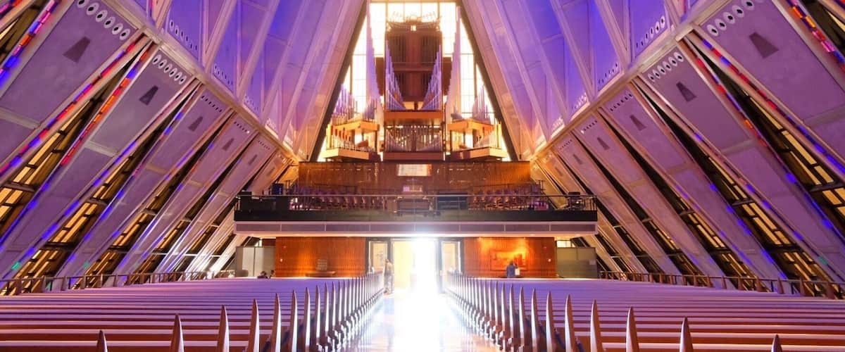 Hands down, one of the most beautiful chapels I've been to in the United States. #ColoradoSprings #Colorado #church #chapel