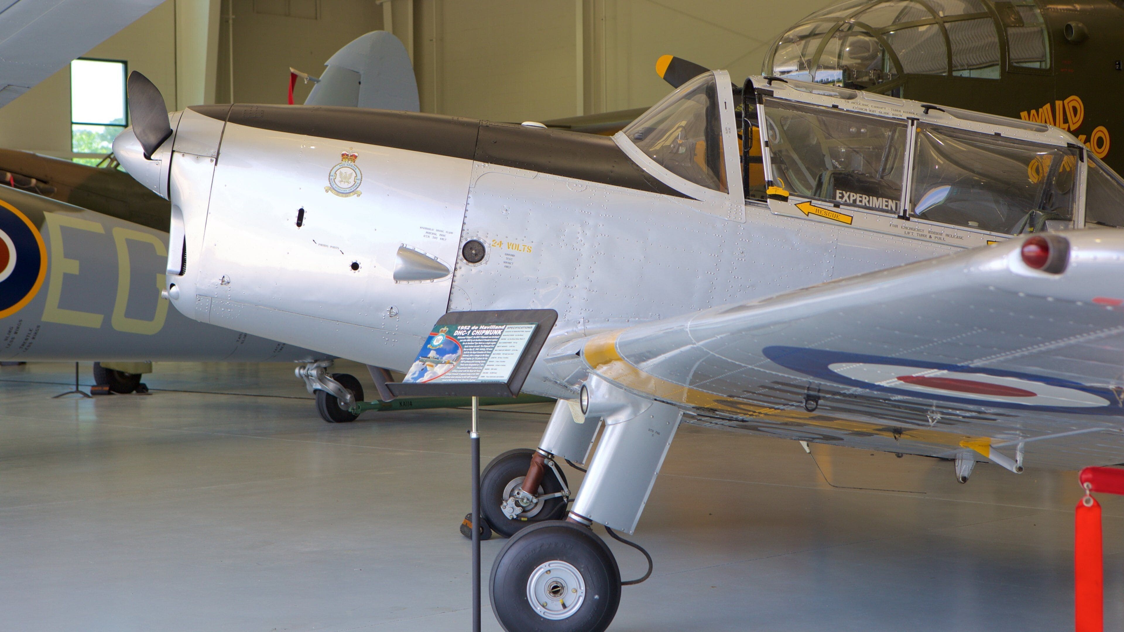 Military Aviation Museum showing aircraft