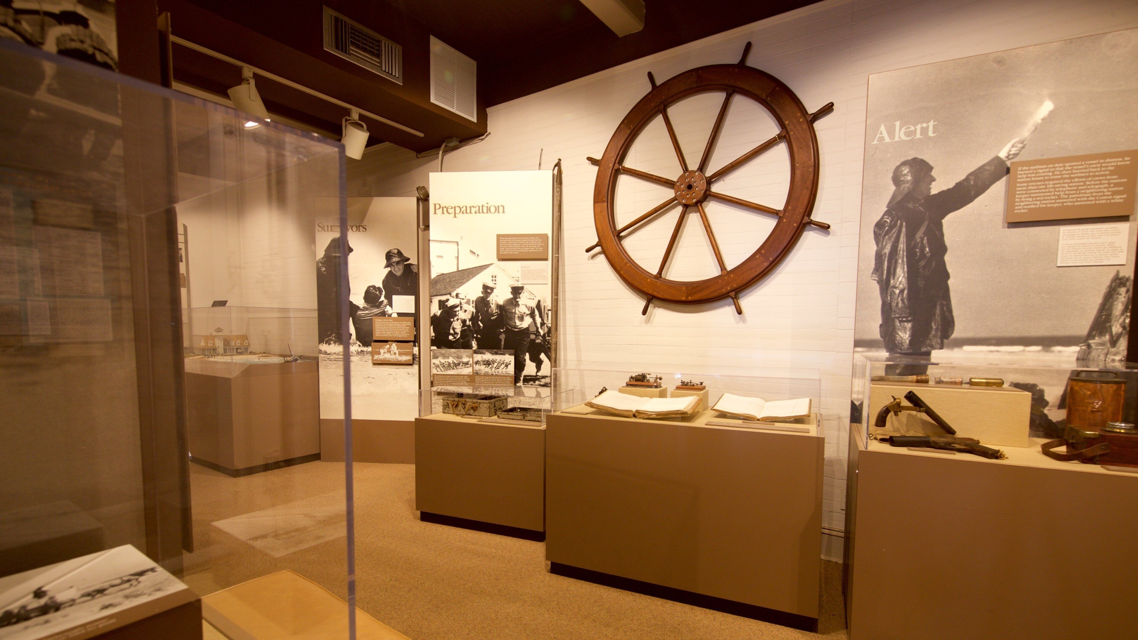 Old Coast Guard Station which includes interior views