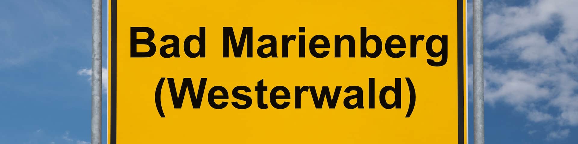 Ortstafel Bad Marienberg (Westerwald)