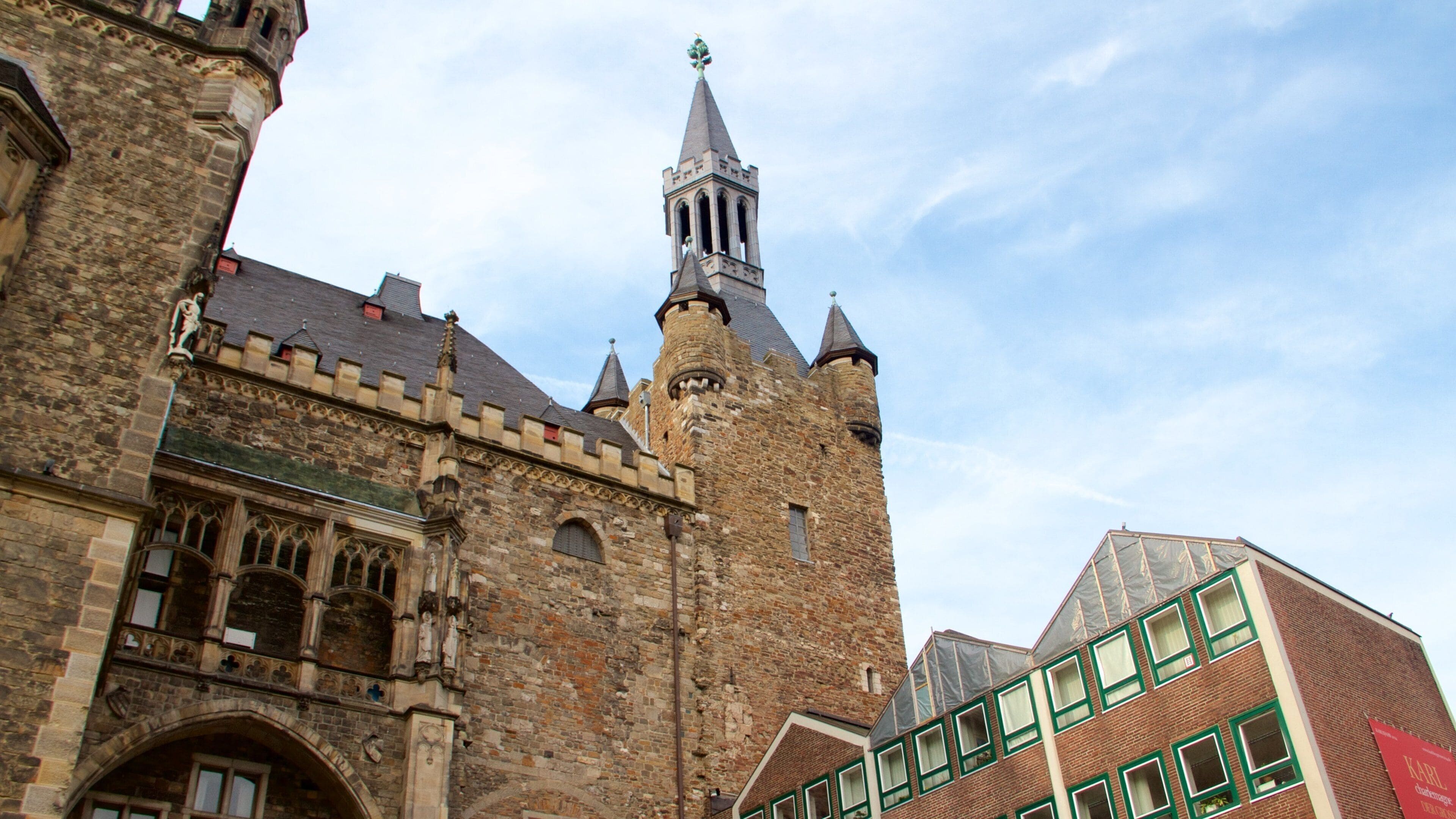 Aachen Town Hall which includes heritage architecture and heritage elements