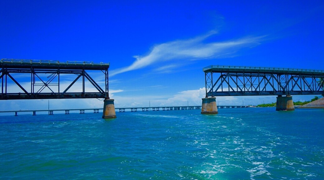 The old train bridge and seven mile bridge in The Florida Keys at Bahia Honda State Park. What amazing experience. #AquaTrove