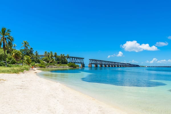 Bahia Honda State Park - Calusa Beach, Florida Keys - tropical coast with paradise beaches - USA