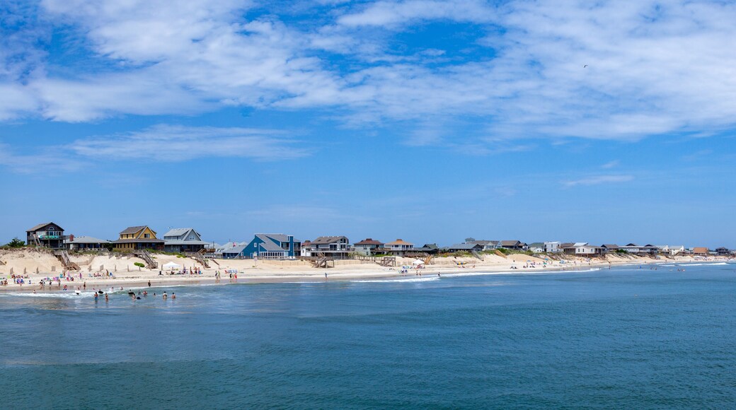 people enjoy bathing in Nags Head, USA.