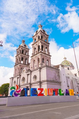 Teziutlan city cathedral, Puebla Mexico.