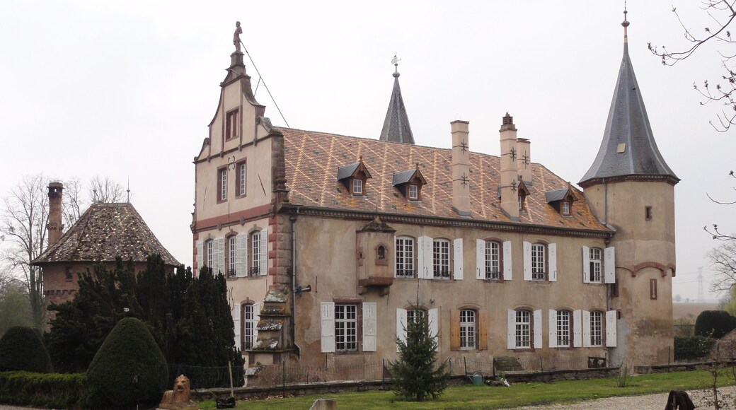 Alsace, Bas-Rhin, Osthoffen, Château (XVIe-XIXe) (PA00084877, IA67005654).