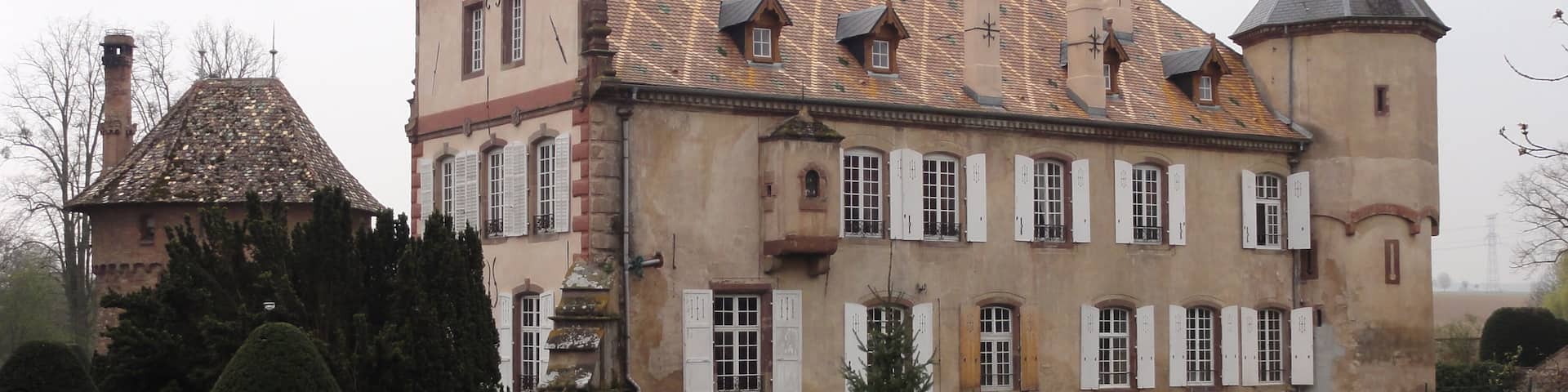 Alsace, Bas-Rhin, Osthoffen, Château (XVIe-XIXe) (PA00084877, IA67005654).