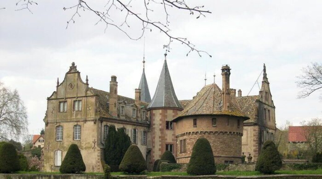 Osthoffen Castle Alsace France- Middle age castle