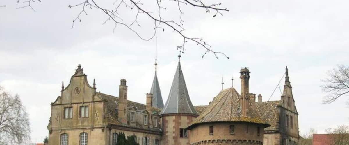 Osthoffen Castle Alsace France- Middle age castle