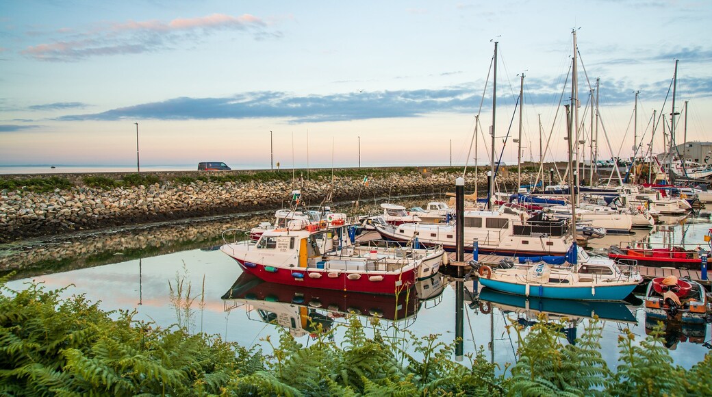 Kilmore showing a bay or harbor and a sunset