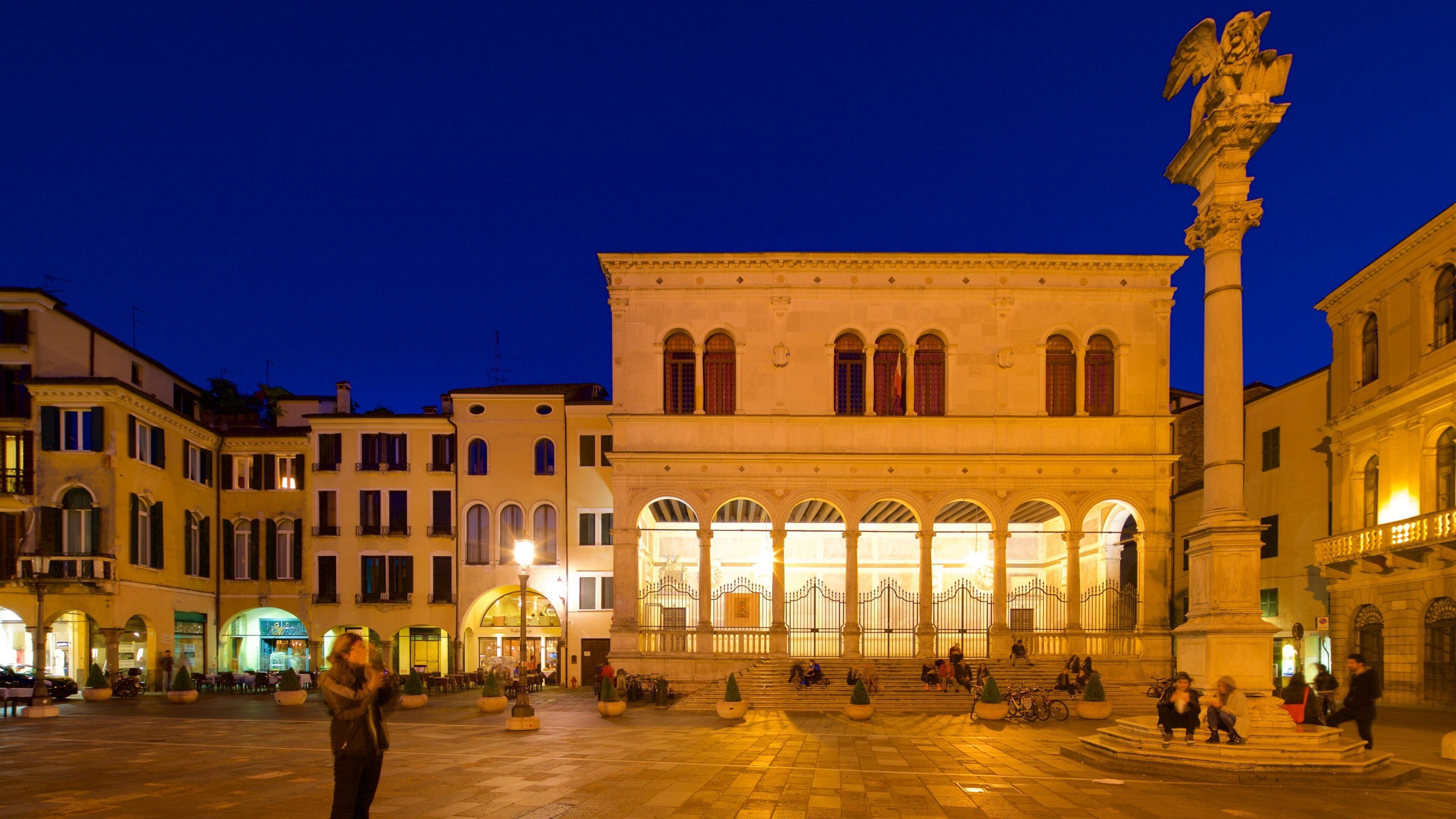 シニョーリ広場 表示 広場, 都市 と 夜景