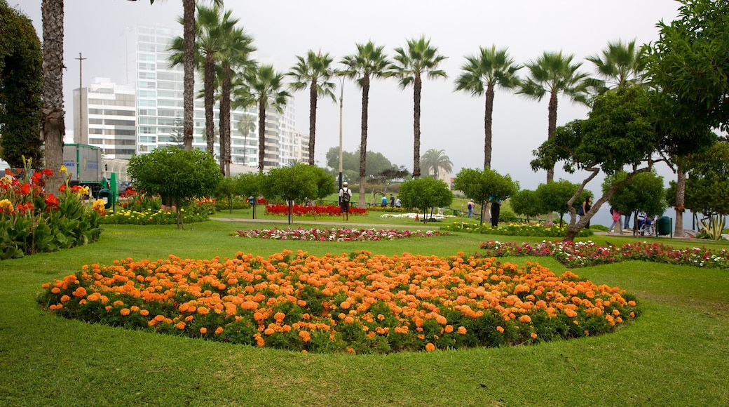 Parque del Amor som viser hage og blomster