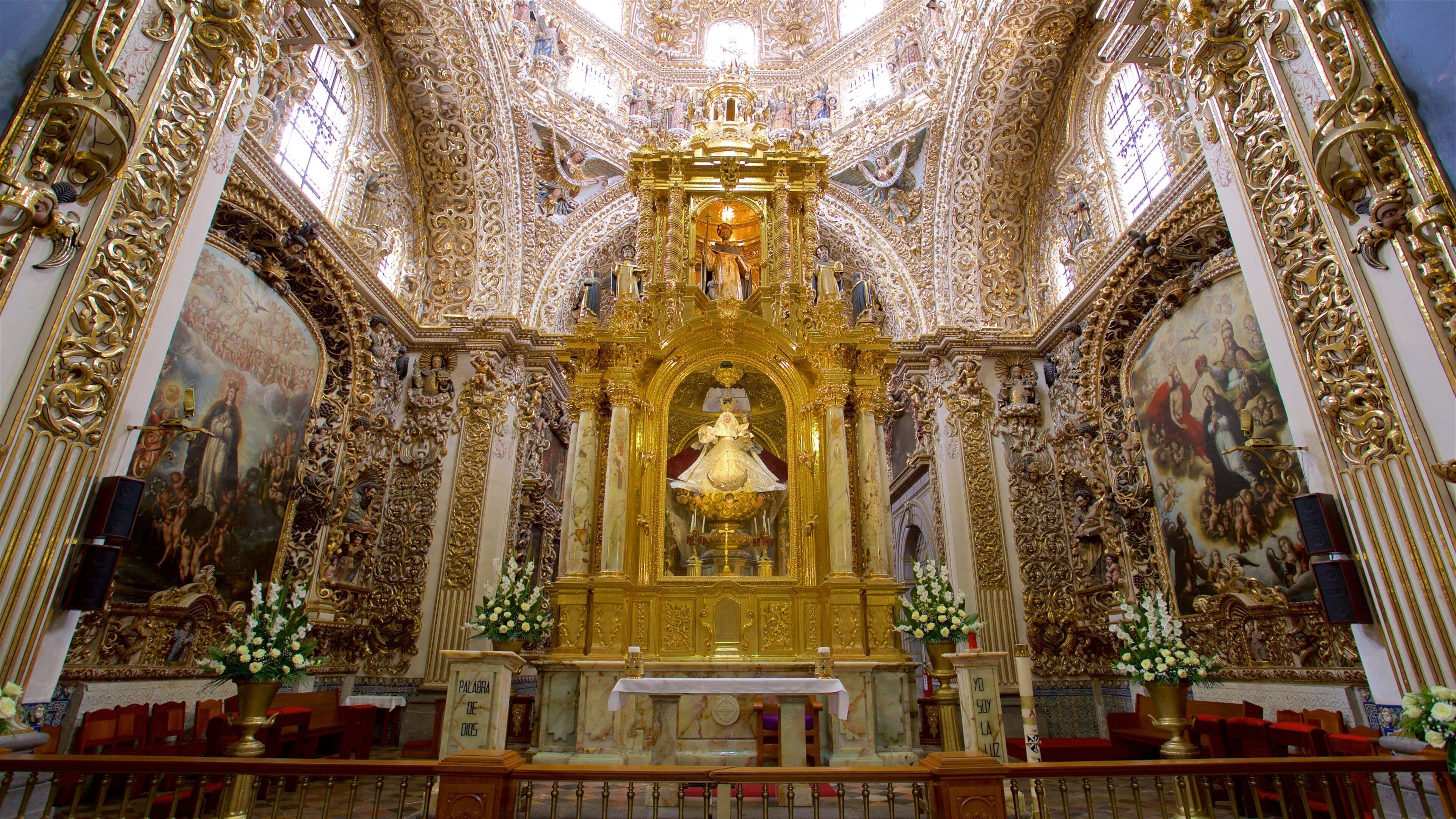 로사리오 예배당 을 특징 실내 전경, 문화유산 요소 과 교회 또는 성당