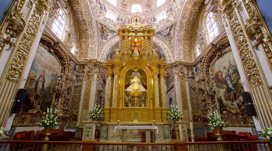 로사리오 예배당 을 특징 실내 전경, 문화유산 요소 과 교회 또는 성당