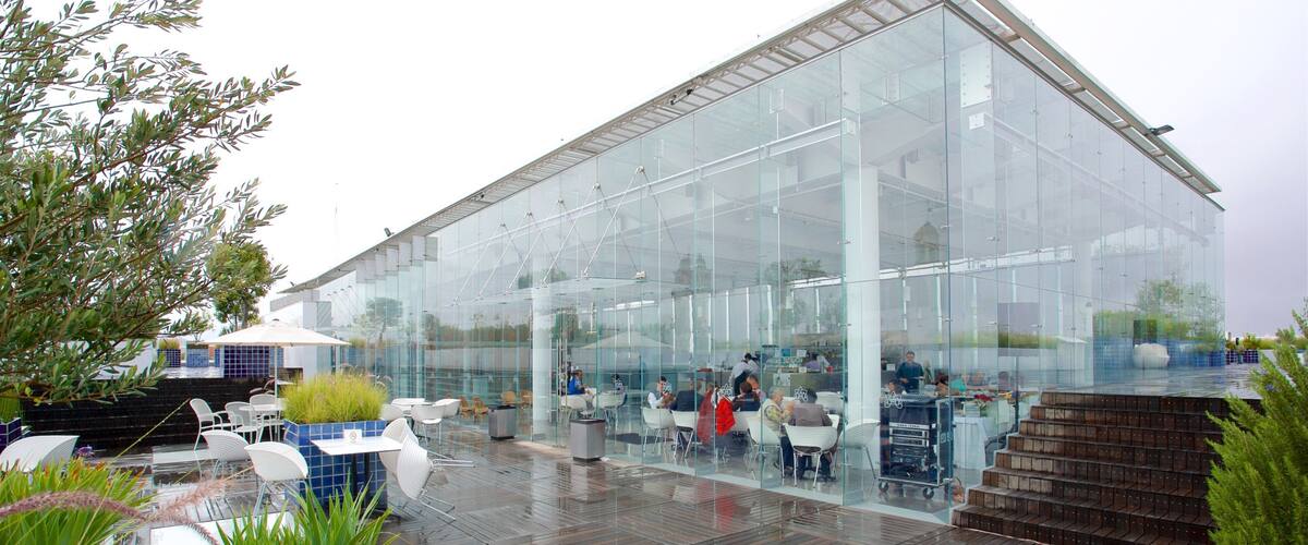 Amparo Museum featuring modern architecture