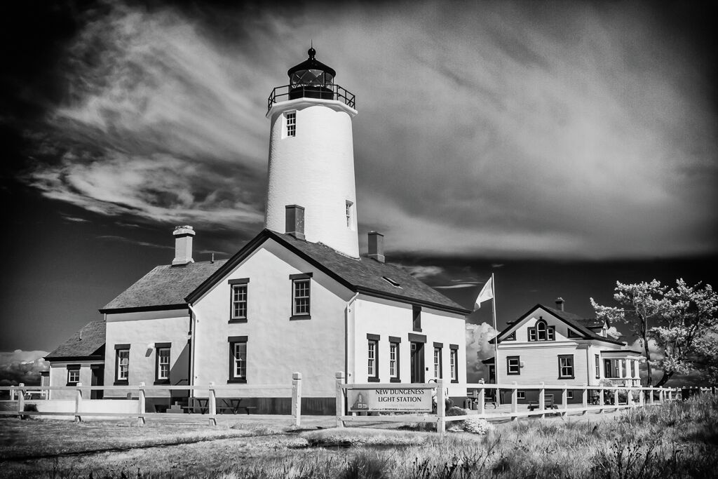 Beautiful, well preserved lighthouse. 10 miles out and back walk, or stay for a wwk as a Lightkeeper.
http://newdungenesslighthouse.com/