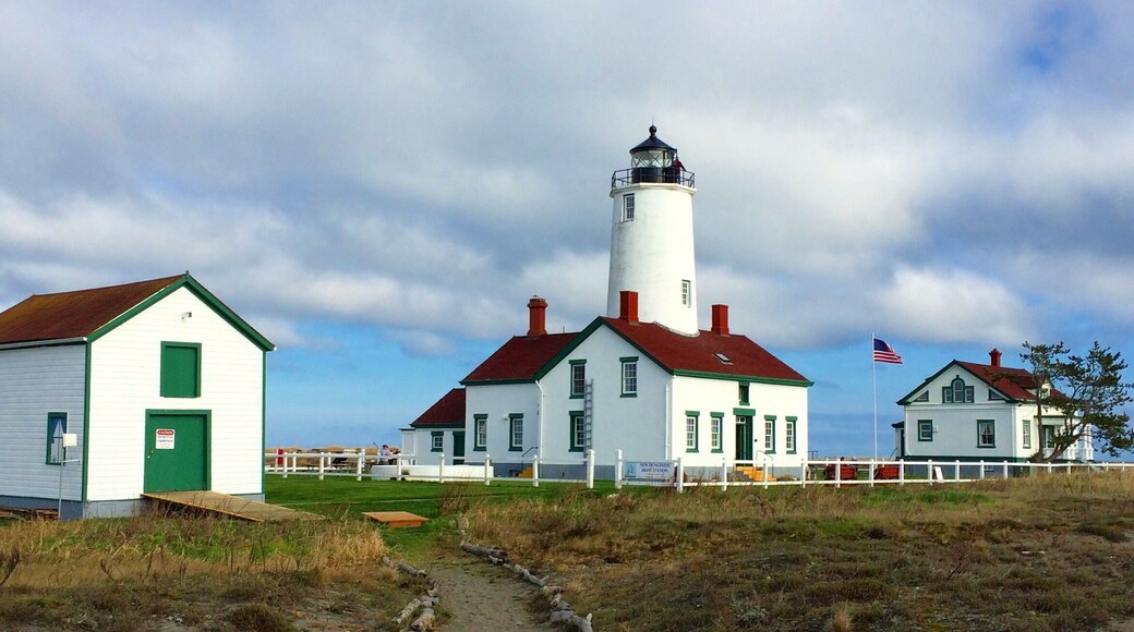 The New Dungeness lighthouse. It's a long walk but you will be delighted with the views across the Straight of Juan De Fuca of Canada. Lots of wildlife too. We spotted several bald eagles (1 juvenile), seals, and several other birds. #TakeAHike