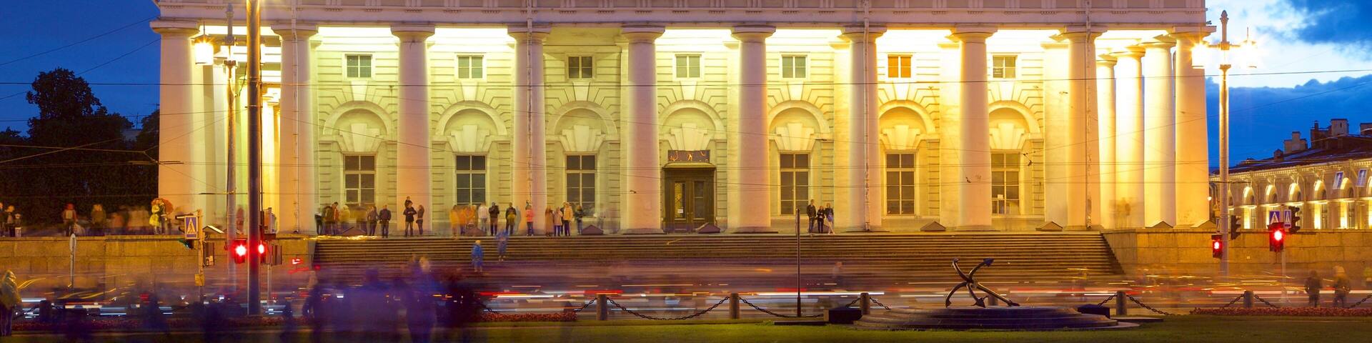 Strelka showing heritage architecture
