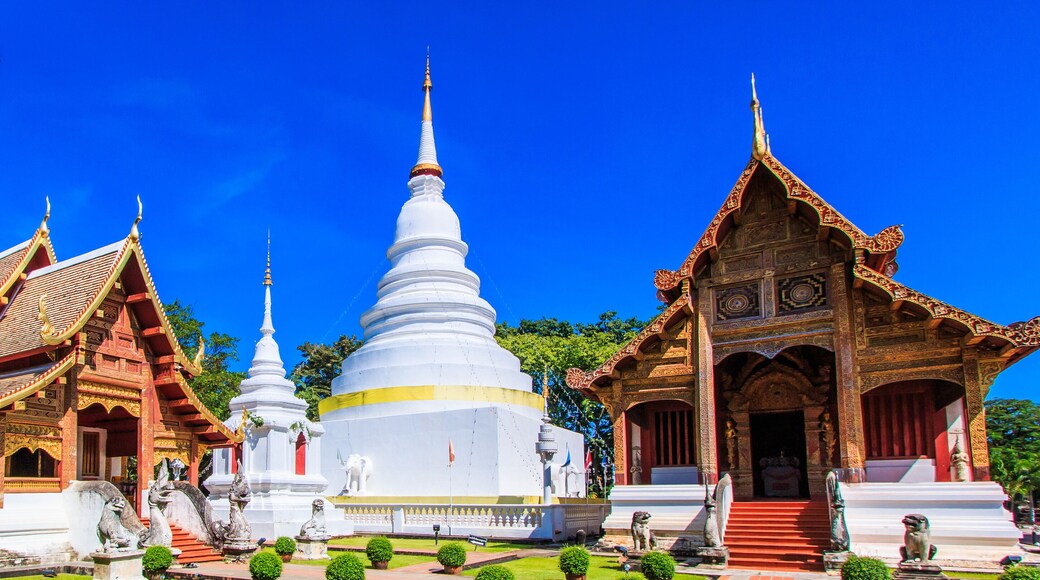 Wat Phra Sing in Chiangmai province of Thailand