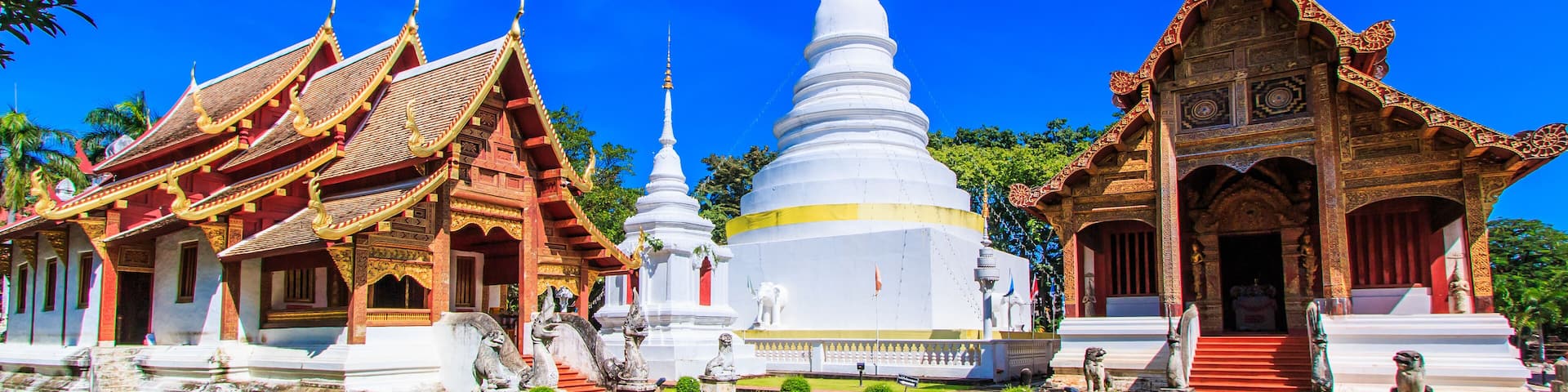 Wat Phra Sing in Chiangmai province of Thailand