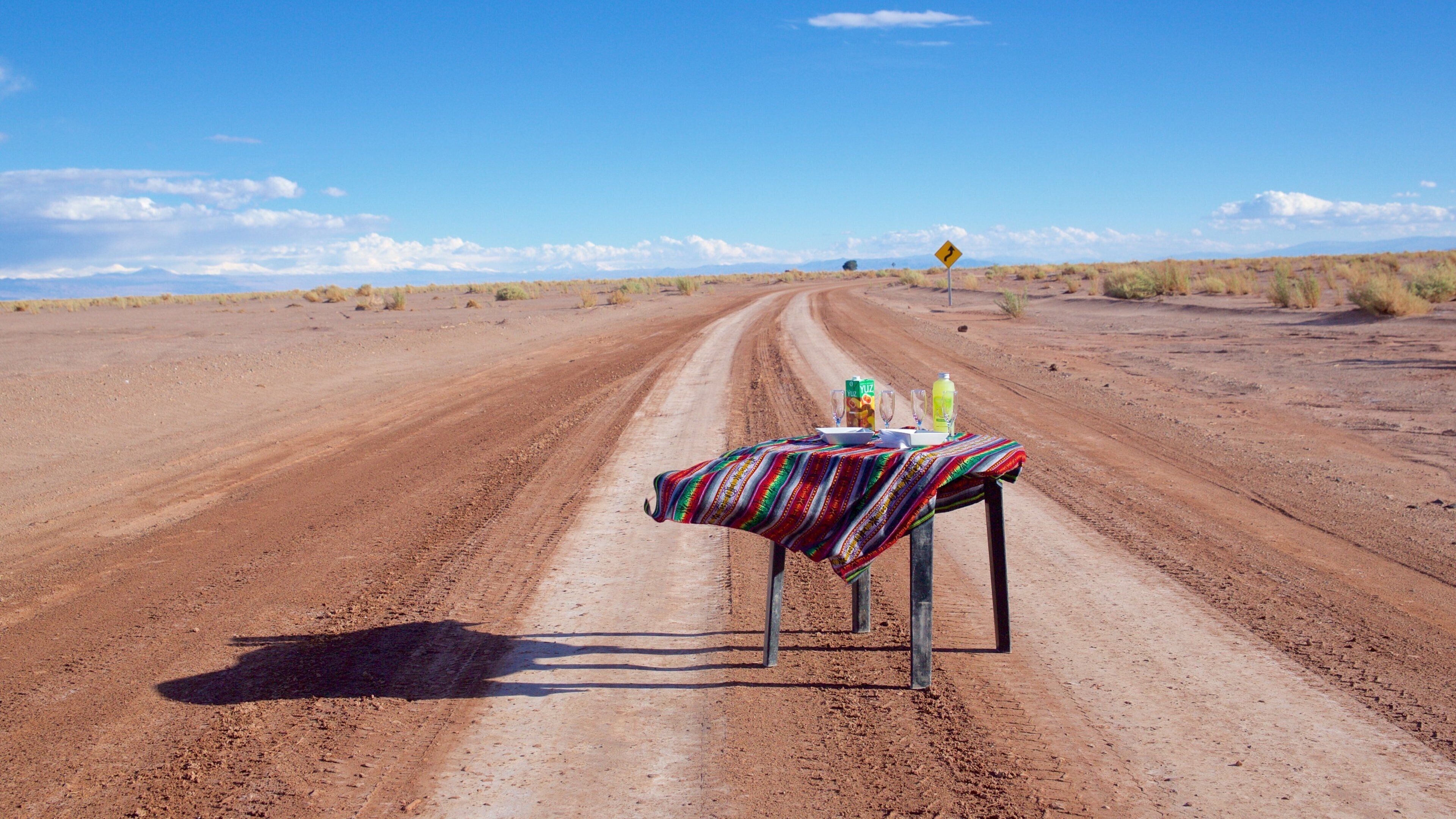 Cejar Lagoon featuring desert views and tranquil scenes