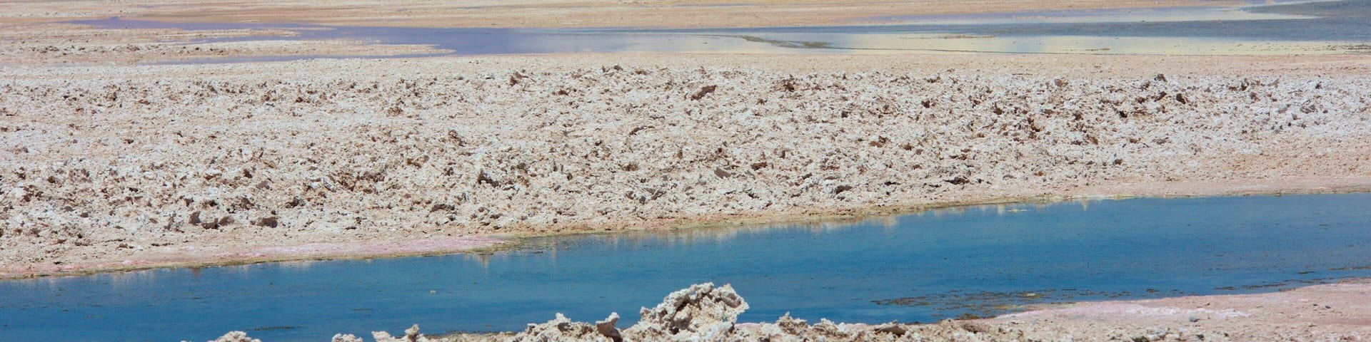 Chaxa Lagoon featuring a lake or waterhole, landscape views and tranquil scenes