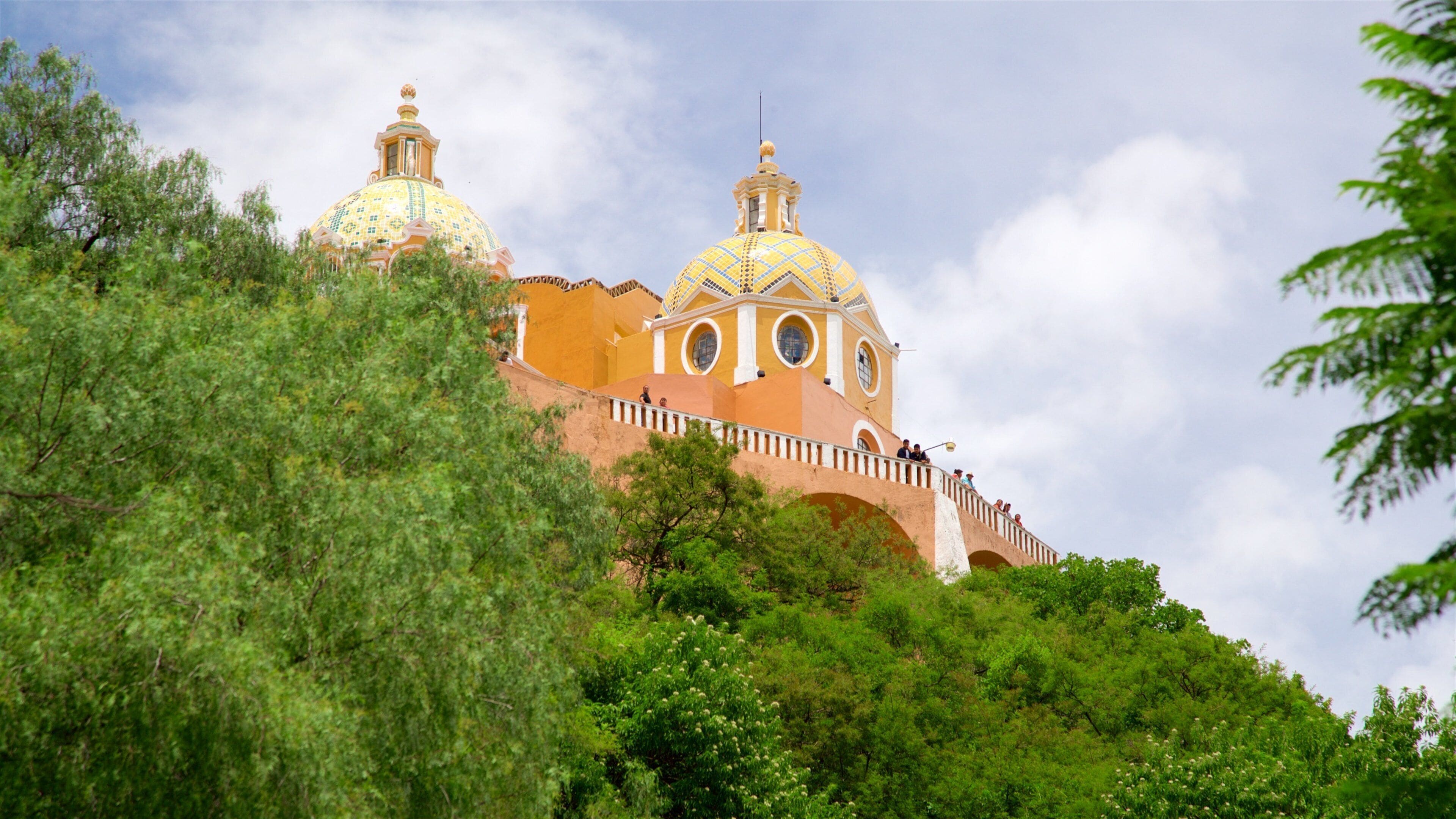 La Virgen de los Remedios Sanctuary featuring heritage elements
