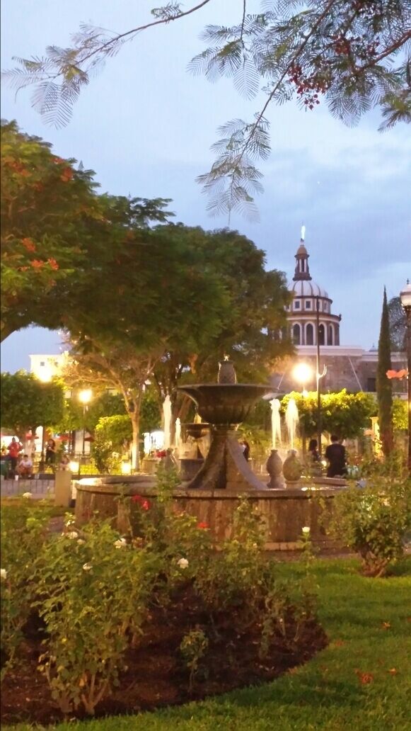 A beautiful evening stroll through Tlaquepaque near Guadalajara, Jalisco 
