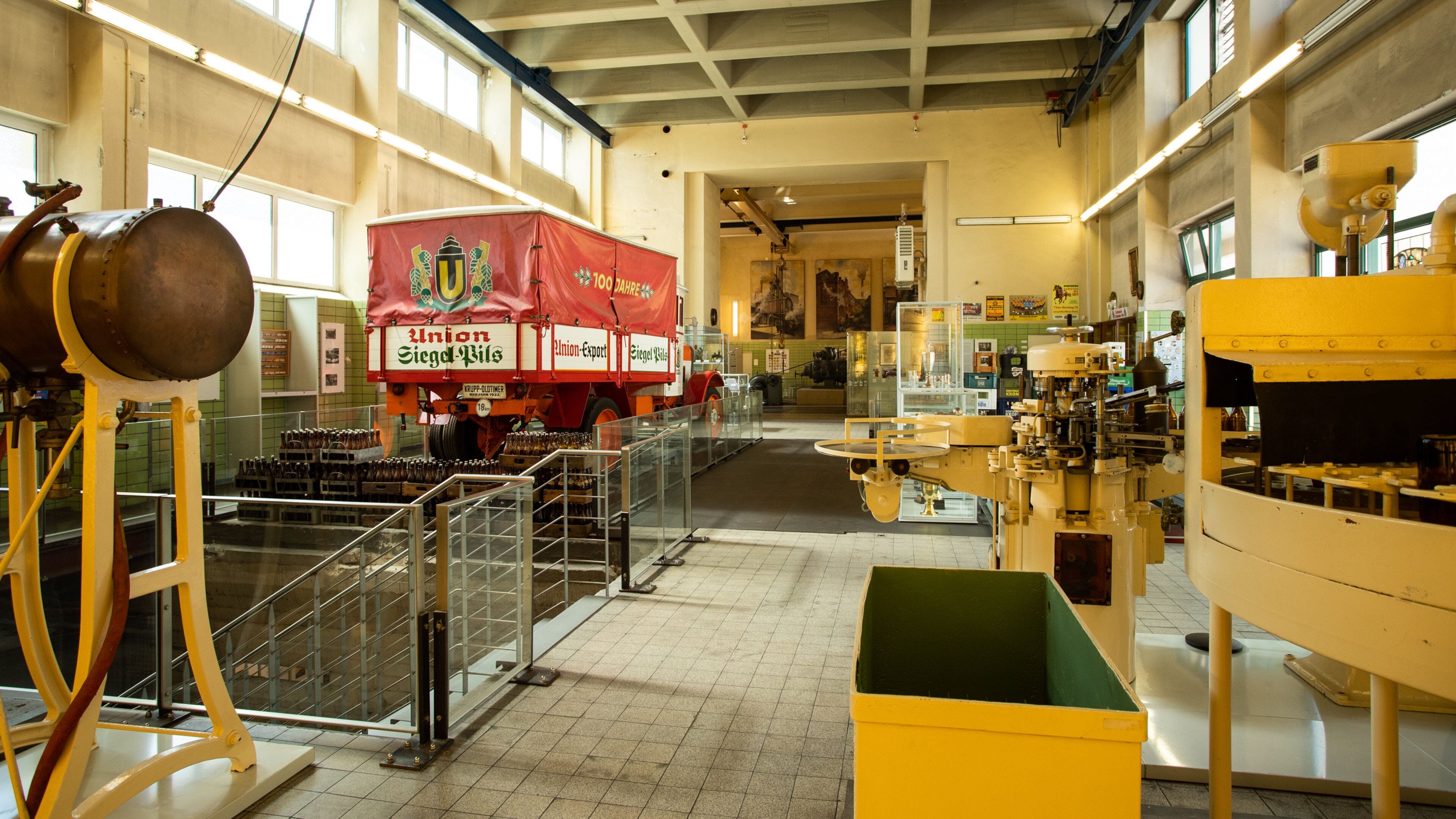 Dortmund Brewery Museum showing interior views and industrial elements