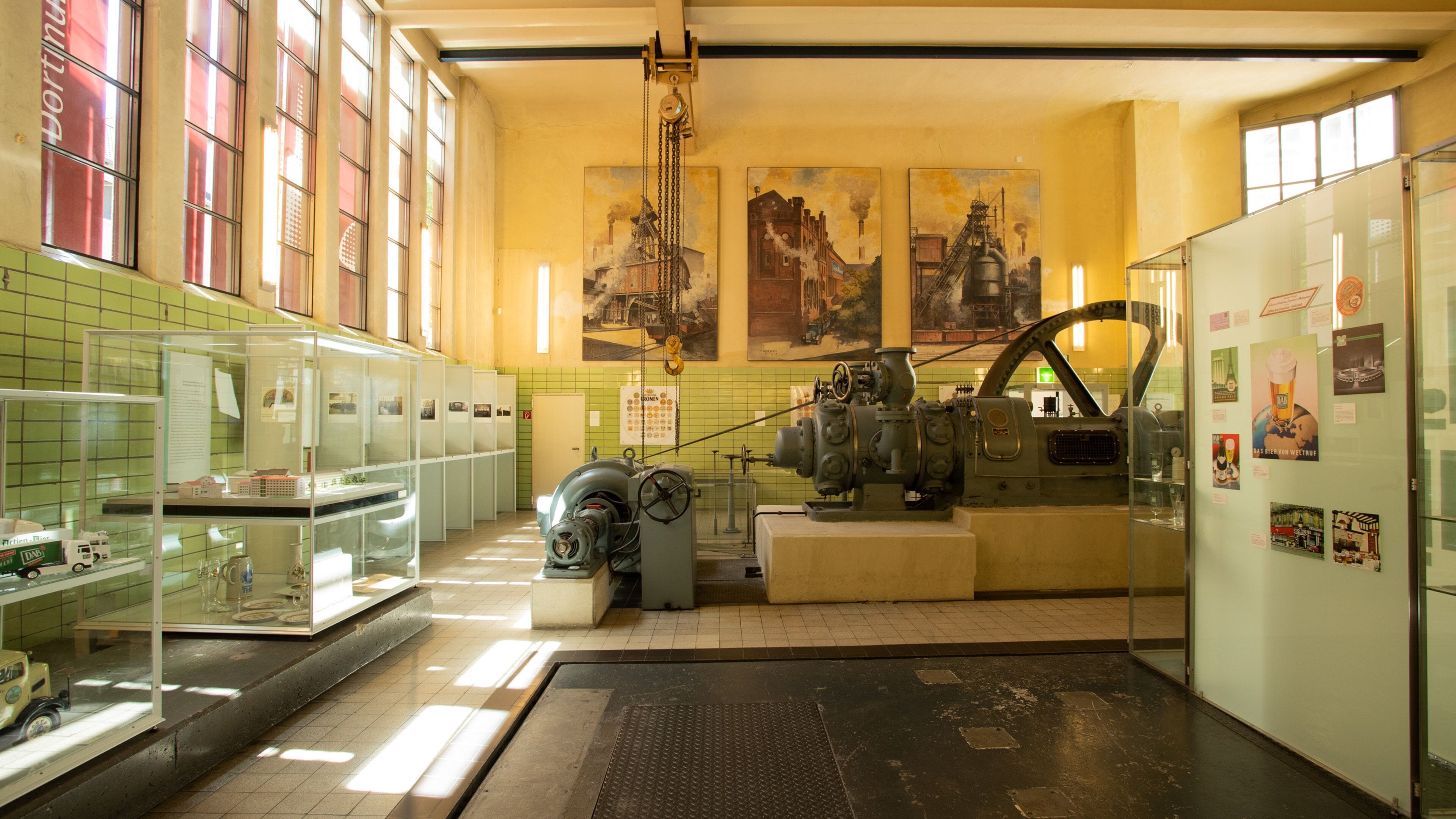 Dortmund Brewery Museum which includes interior views and heritage elements