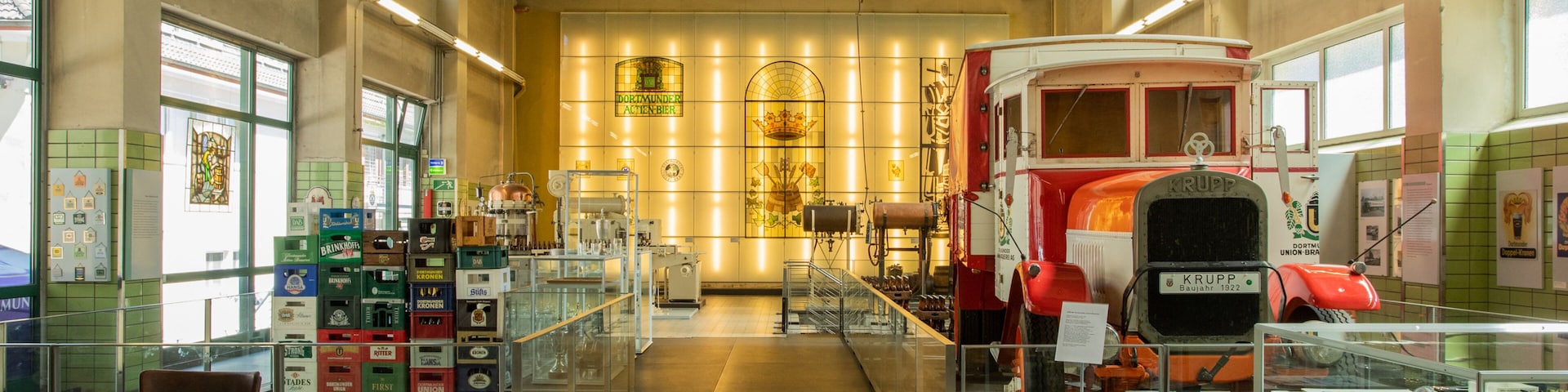Dortmund Brewery Museum which includes interior views