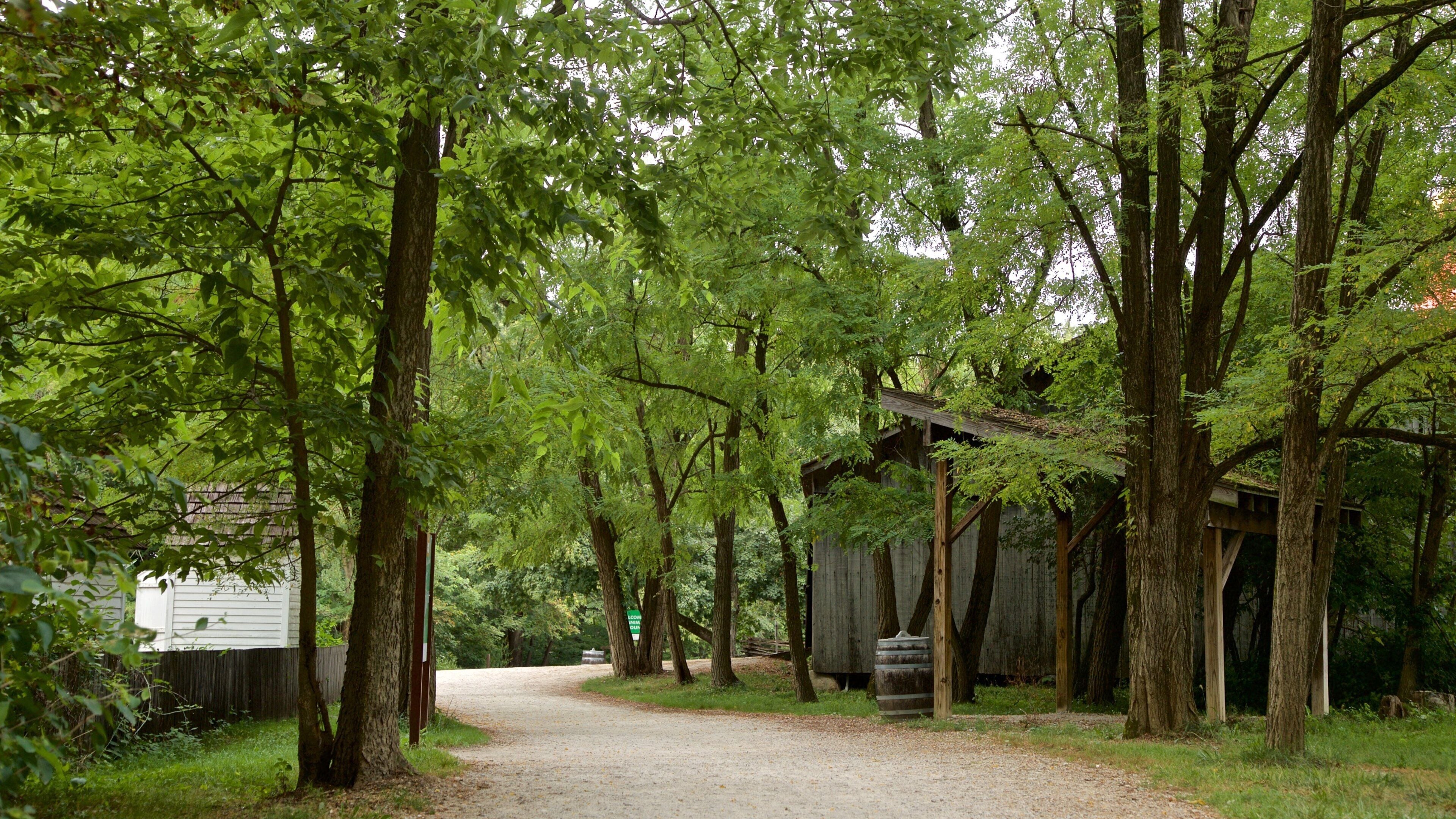 Fishers featuring a garden and a small town or village