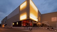 Westphalian State Museum for Art and Cultural History showing modern architecture and night scenes