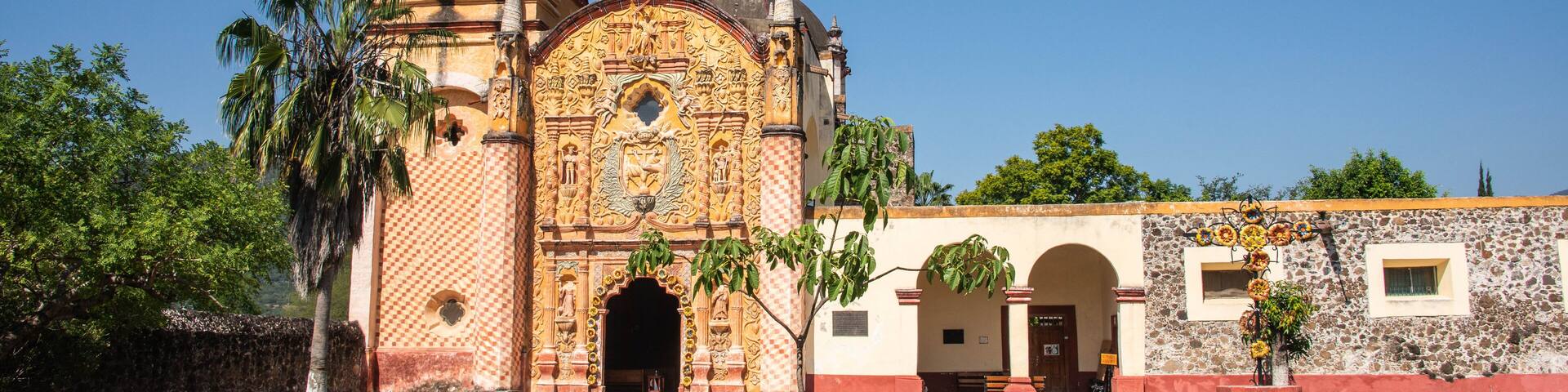 The Misión San Miguel Concá Franciscan mission in the Sierra Gorda mountains, Queretaro, Mexico