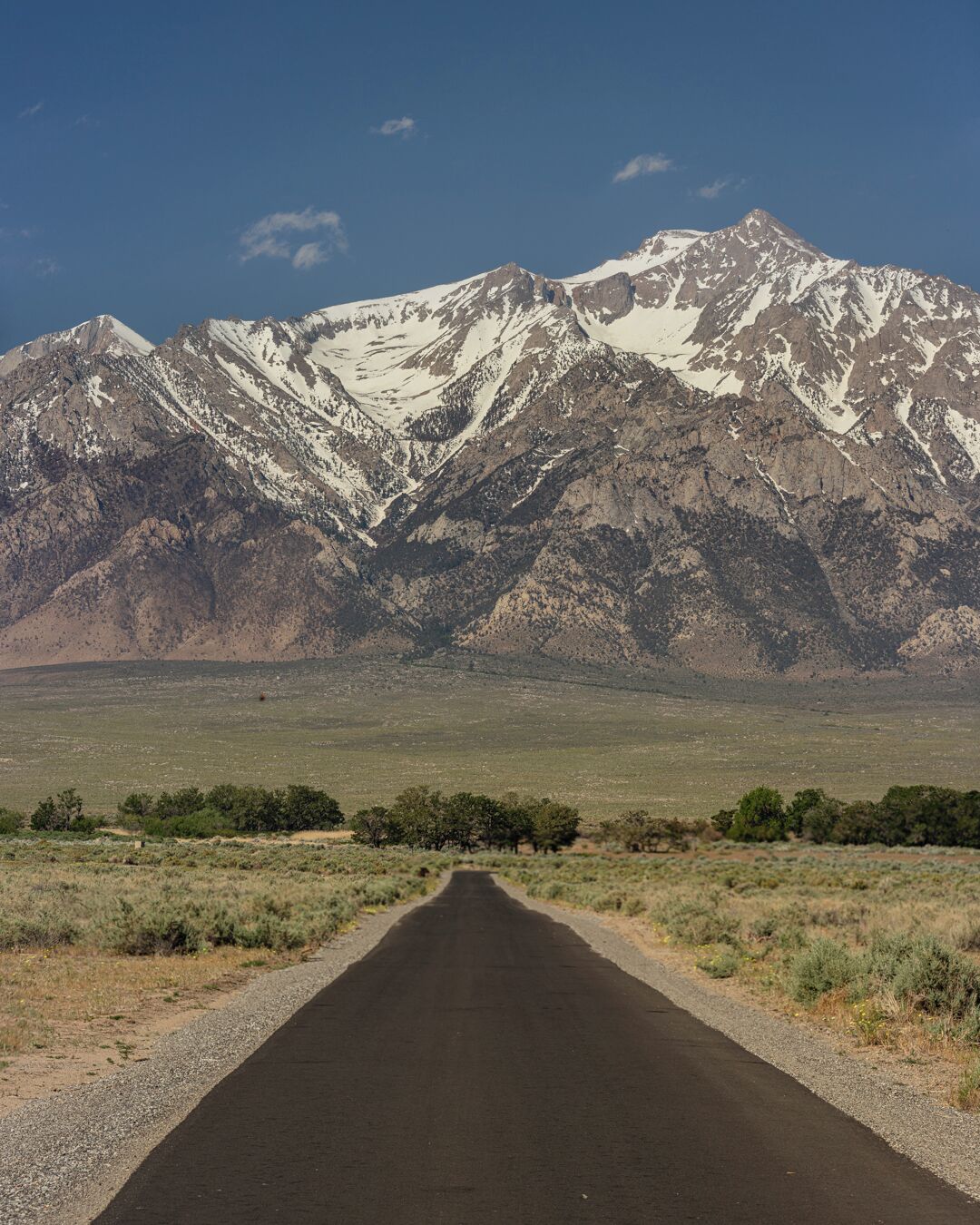 Looking down the road that once housed thousands interned, a nice word for imprisonment. 
Those who fail to learn from history are condemned to repeat it-George Santayana