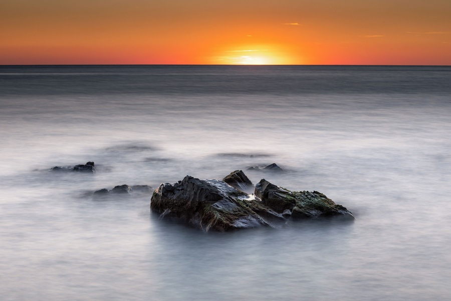 Sunset view. Durso, Novorossiysk.