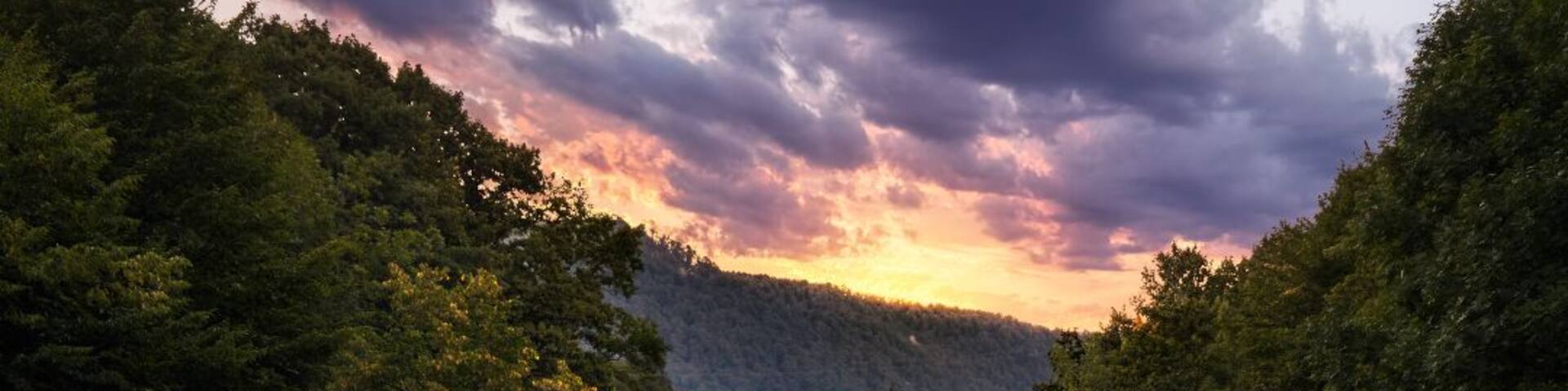 The Hadzhoh Gorge
_______________________
One of the most famous view