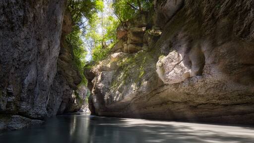 "Beginning of the Hadzhoh Gorge"