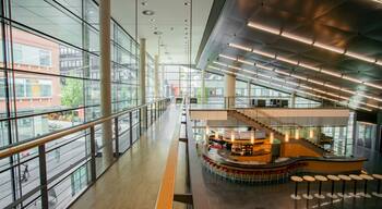 Dortmund Concert Hall which includes interior views and a bar