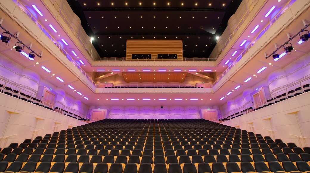 Dortmund Concert Hall featuring theater scenes and interior views