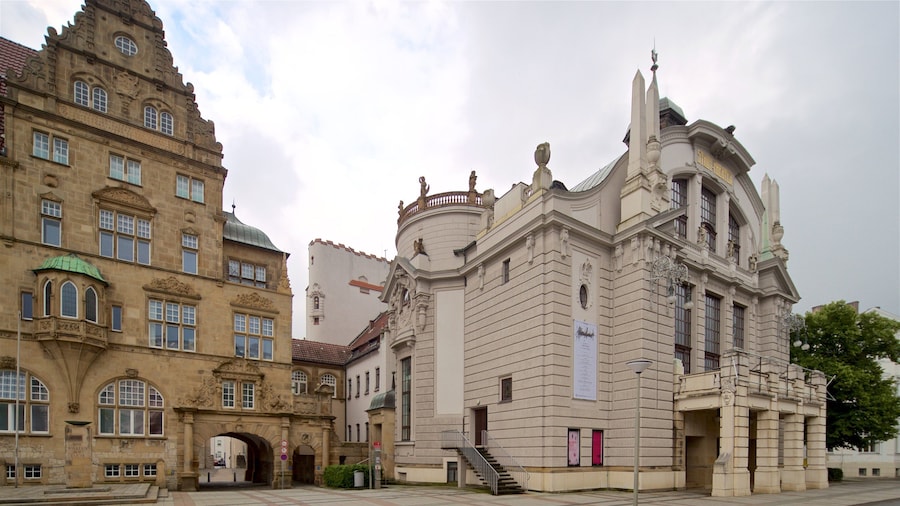 Teatro di Bielefeld caratteristiche di architettura d\'epoca